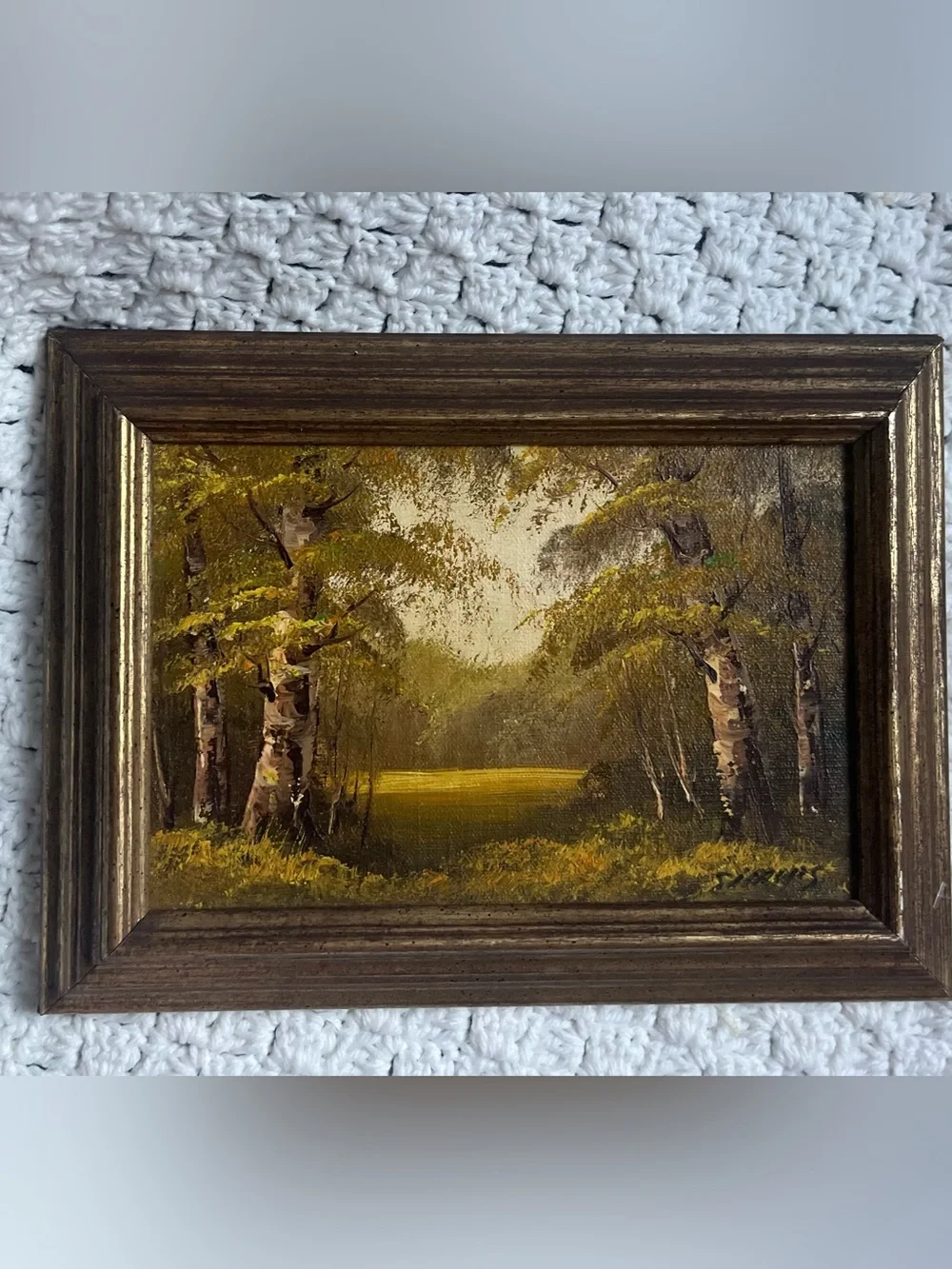 Reproduction Oil on canvas landscape By Phillip Cantrell